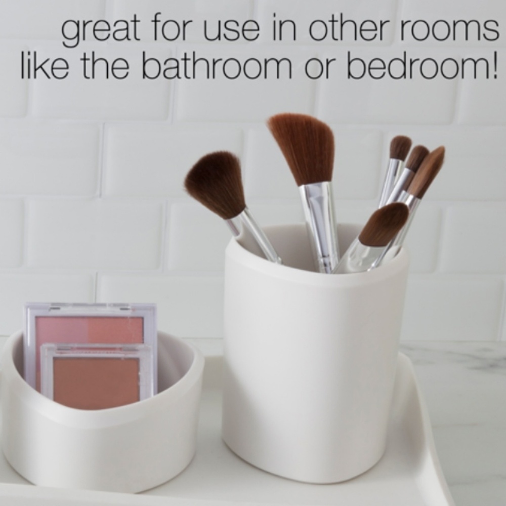 NWT 5-piece minimalist plastic organization set ✨ - Picture 4 of 6